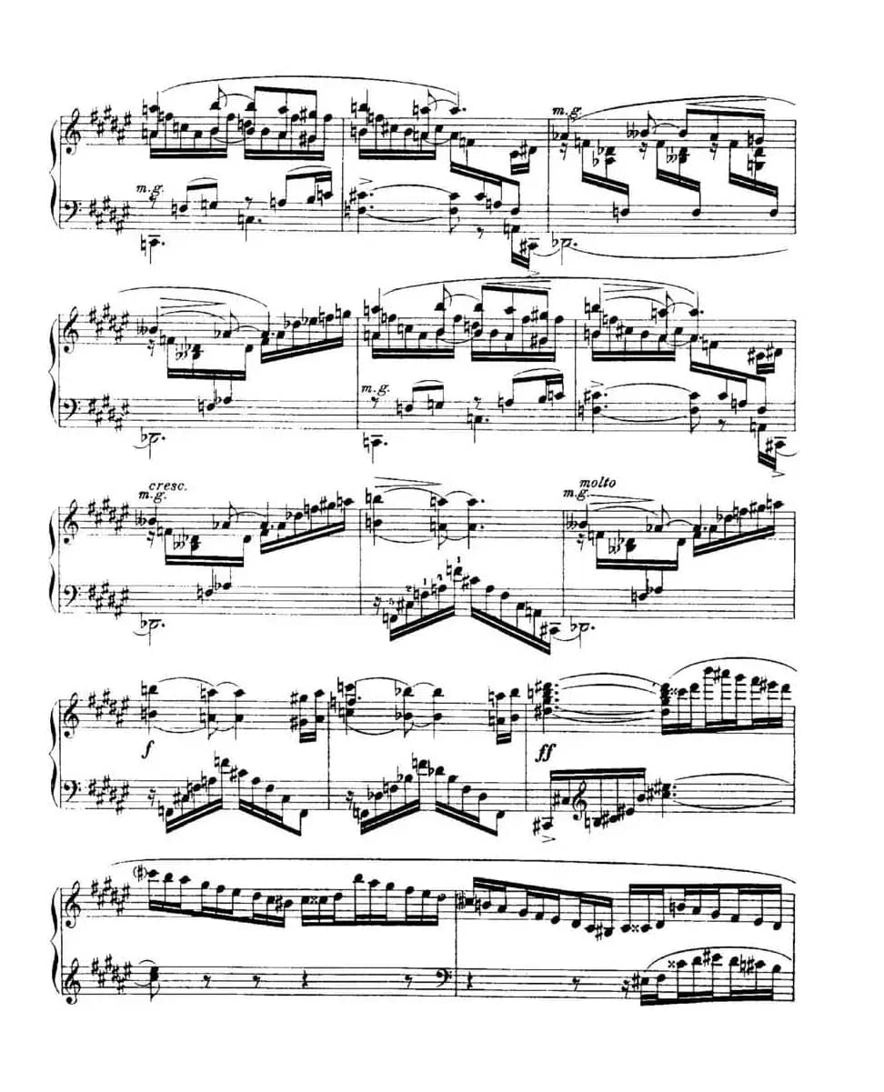 福雷13首船歌：Barcarolle No·3 in G-flat, Op·42