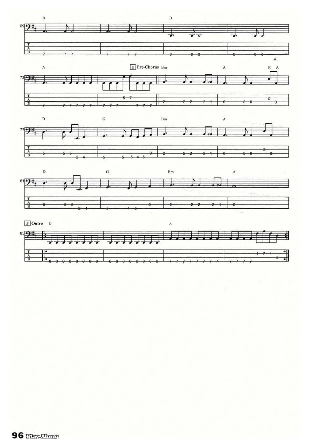 69年的夏天（电贝司）