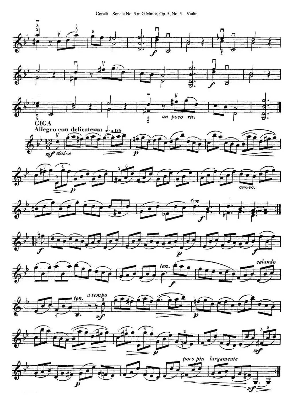 Sonata No.5 in G MinorOp.5 No.5