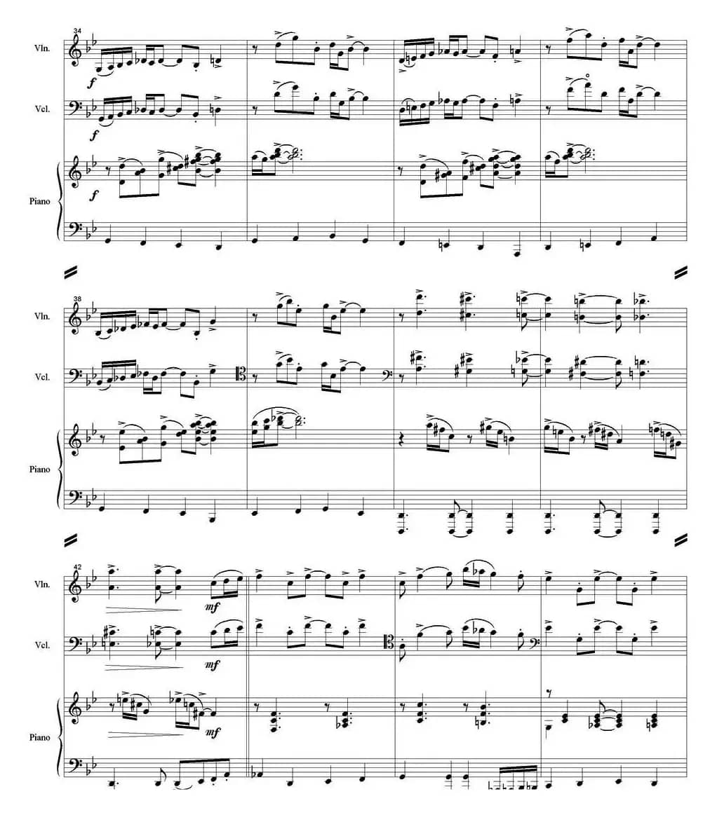 Becha（Spring 春天、小提琴+大提琴+钢琴伴奏）