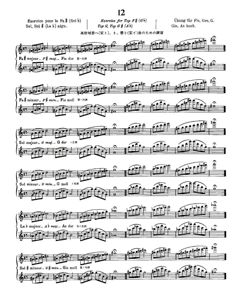 初级练习之12（Alphonse Ludec - Debutant Flutiste）