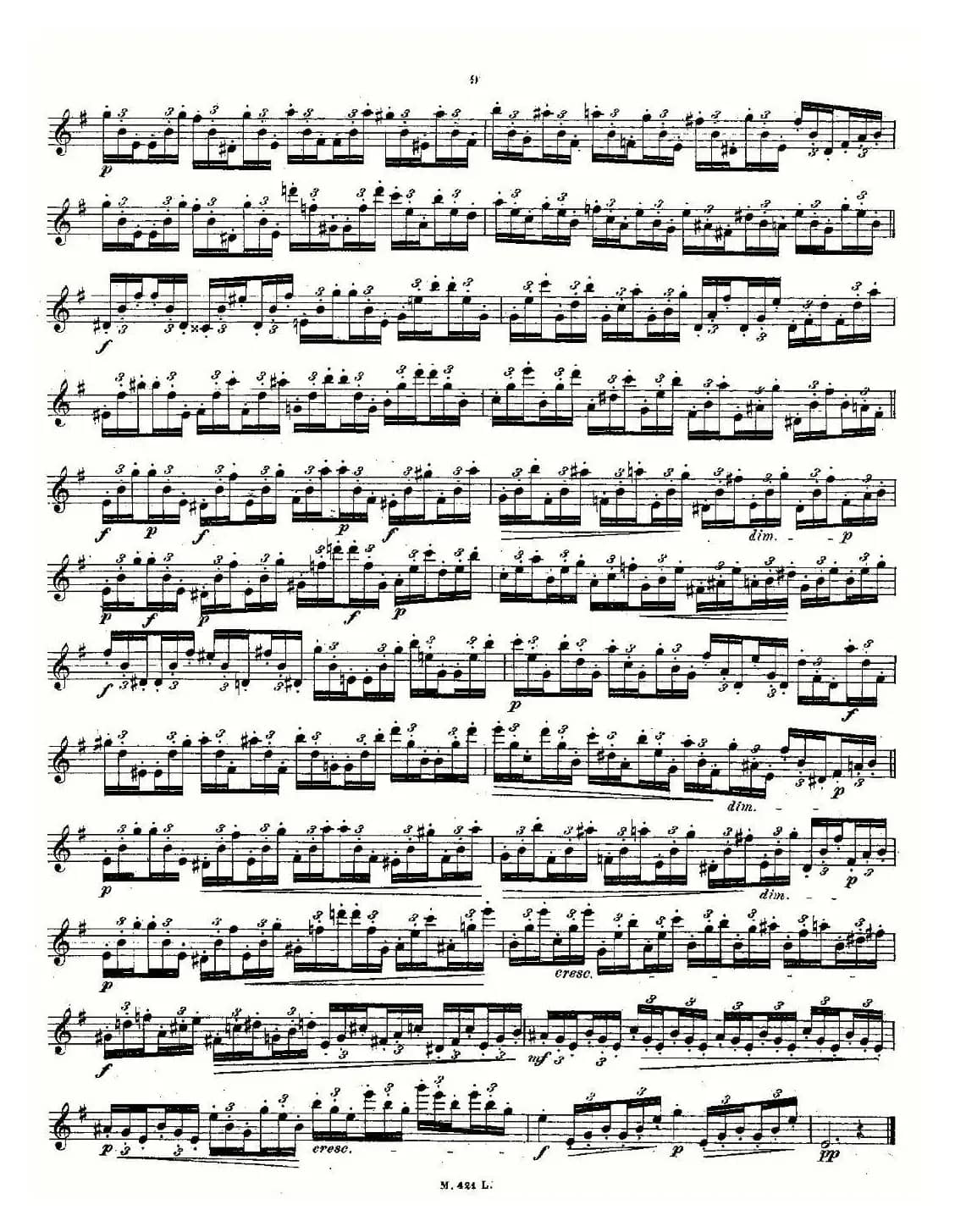 24首长笛练习曲 Op.15 之1—5