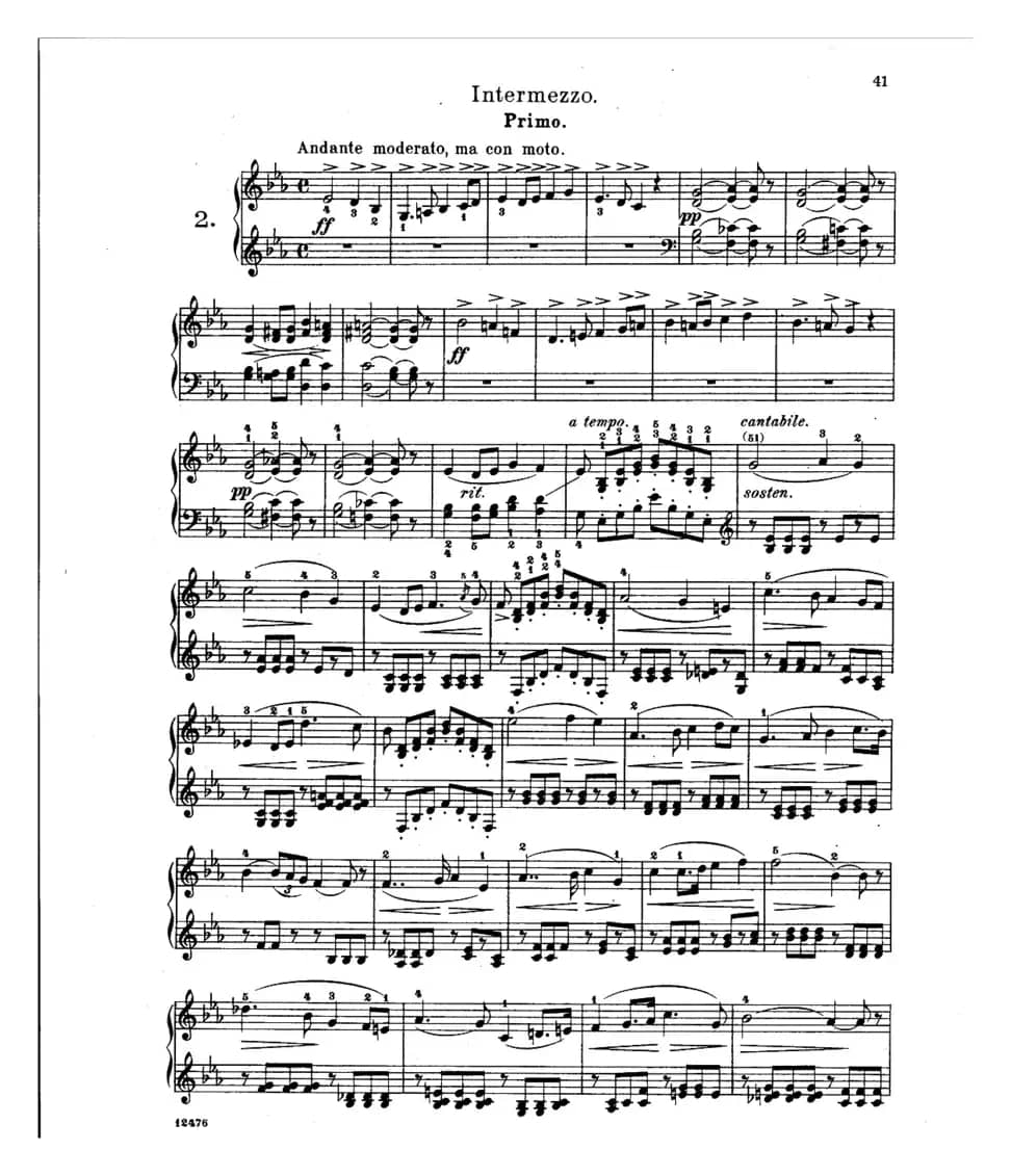 L'Arlesienne Suite No·2（阿莱城姑娘·第二组曲·四手联弹）