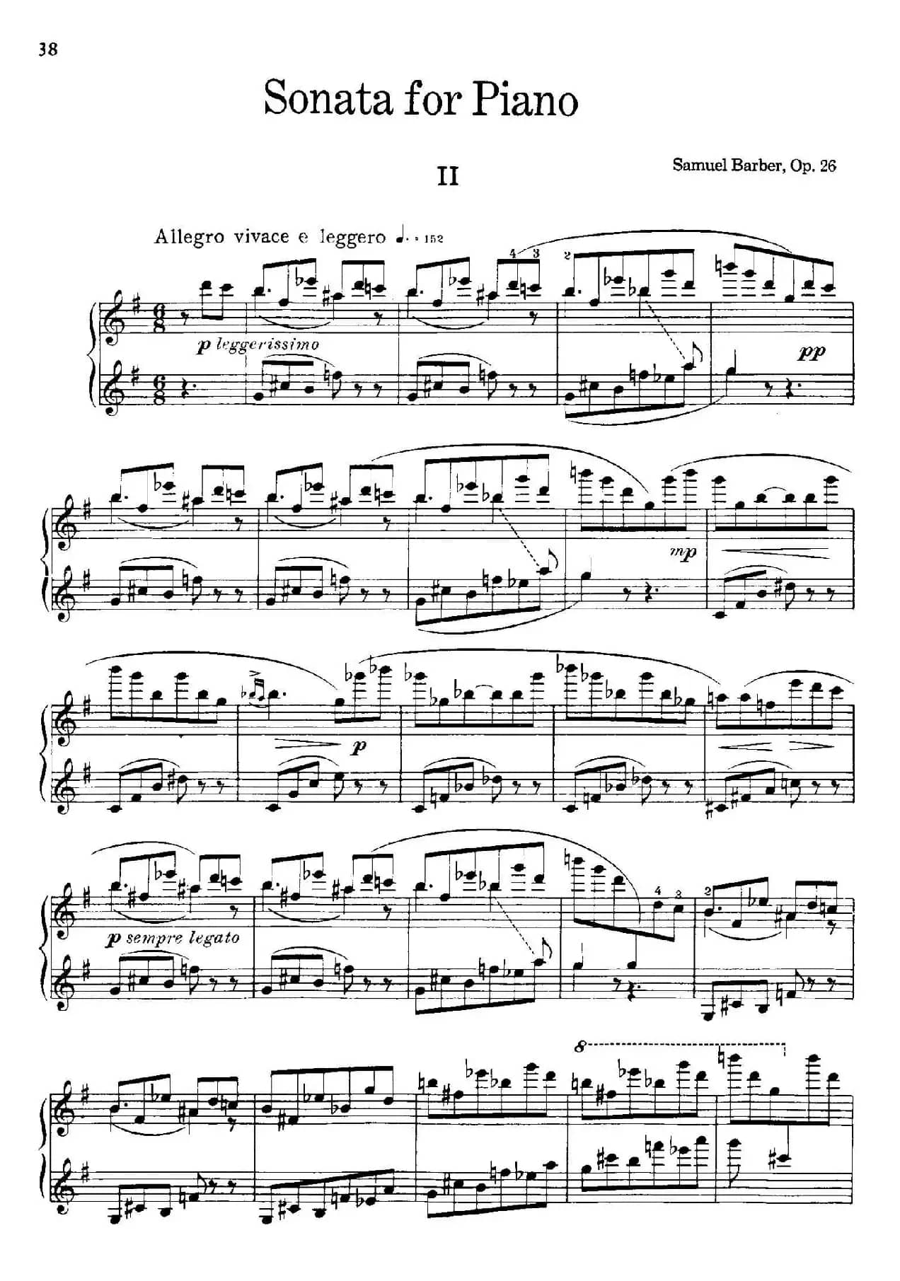 降e小调钢琴奏鸣曲 Op.26 v.2