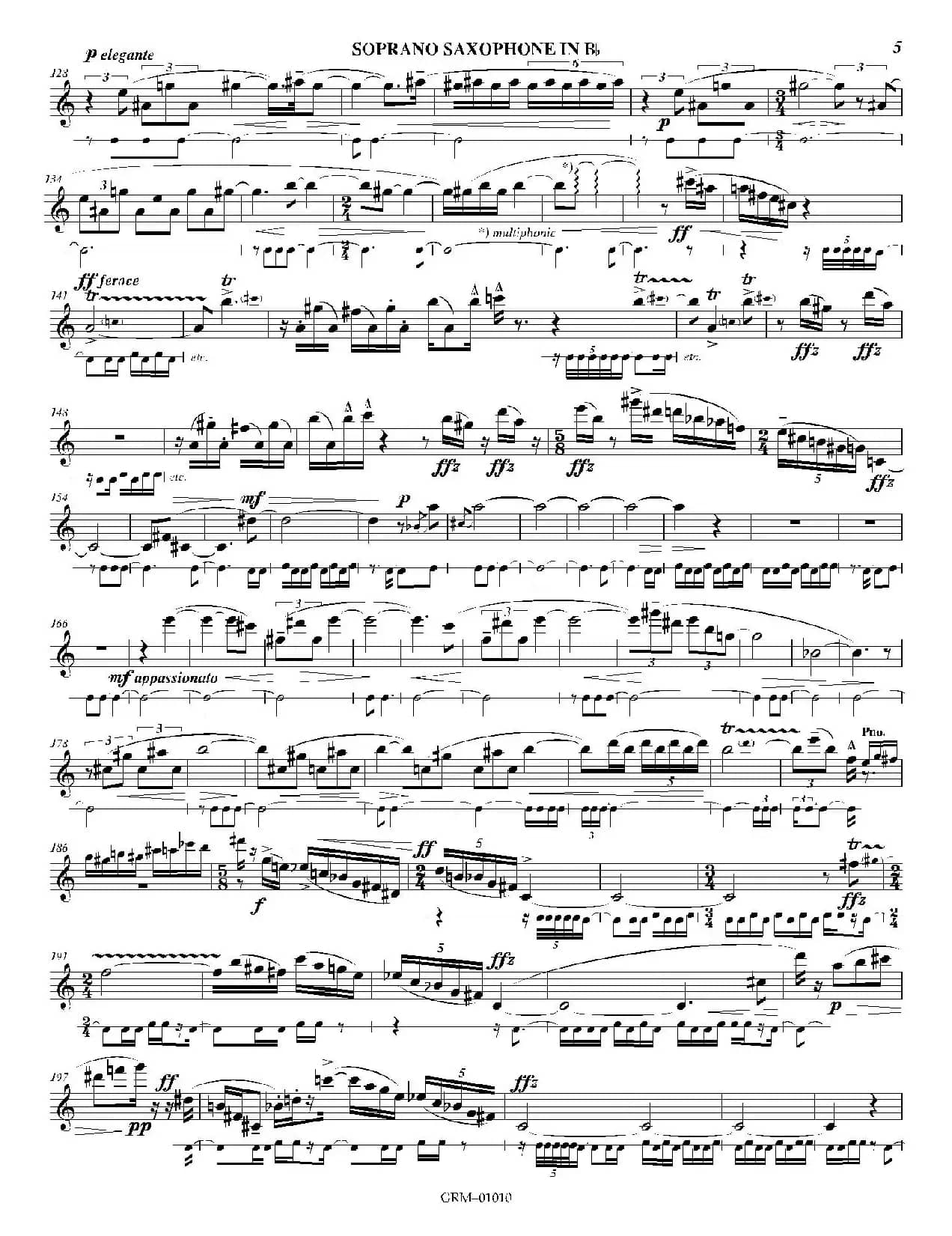 Lustration for The Millennium（高音萨克斯独奏）