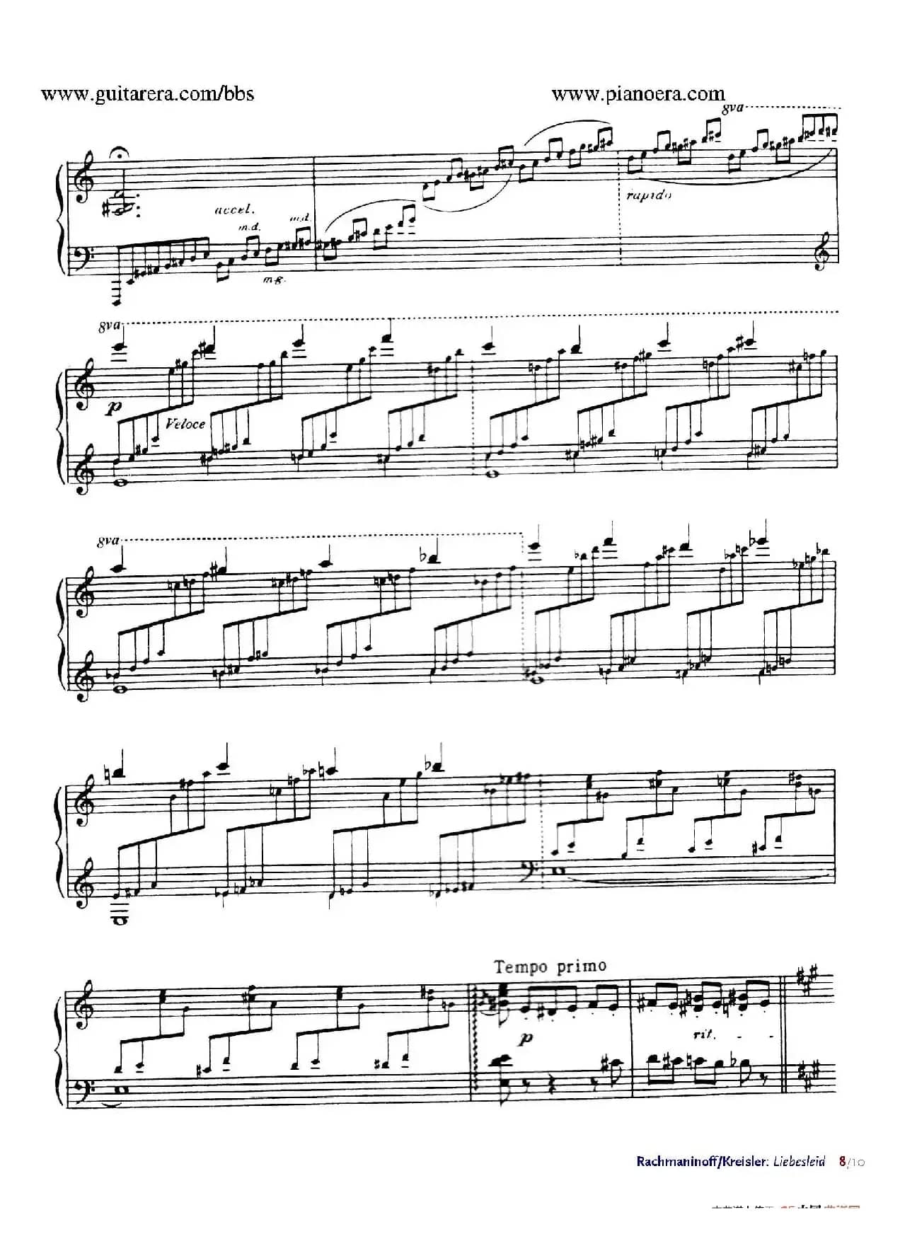 Liebesleid（爱的忧伤）（钢琴独奏版）