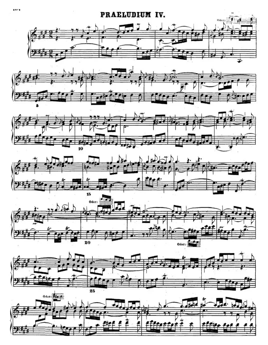 巴赫《平均律钢琴曲集·第二卷》之前奏曲（NO.4）