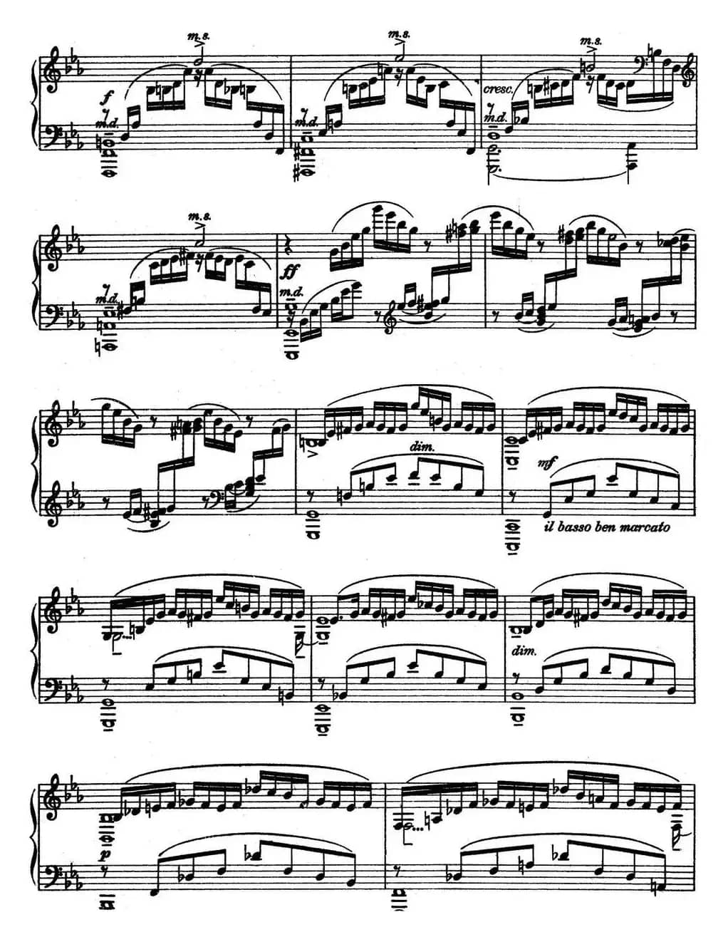 10 Preludes Op.23（拉赫玛尼诺夫10首前奏曲·Ⅶ）