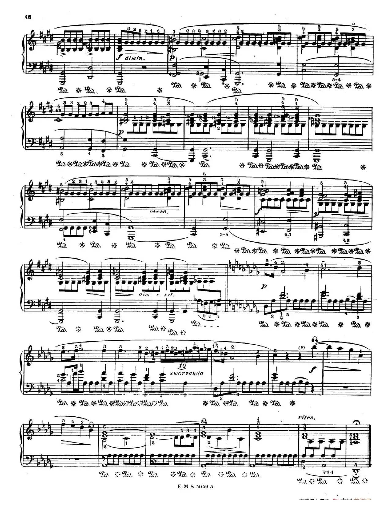 Preludes Op.28（24首前奏曲·15）