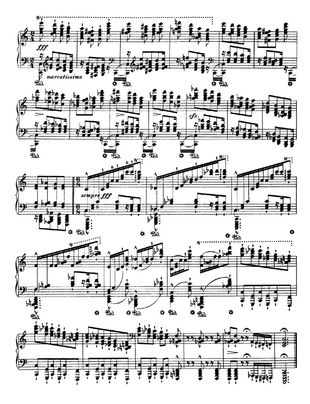 12 Etudes d'execution Transcendante S.139(12首超技练习曲·8)