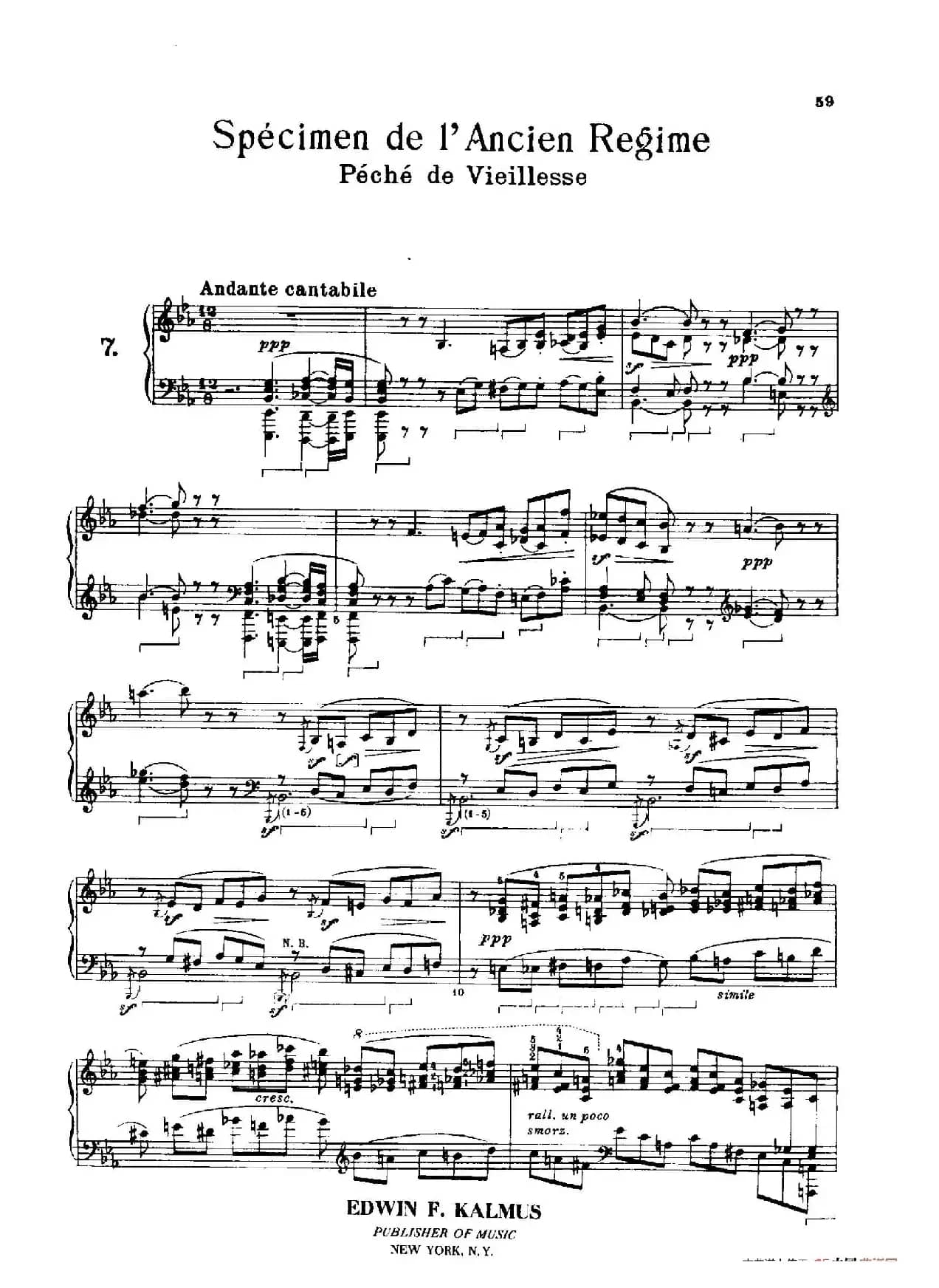 Specimen de l'Ancien Régime（古风典范）