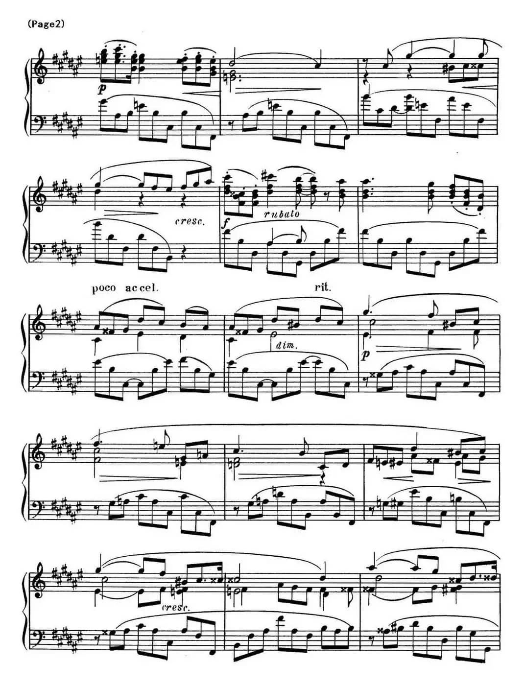 斯克里亚宾8首钢琴练习曲 Op42（No.4 Alexander Scriabin Etudes）