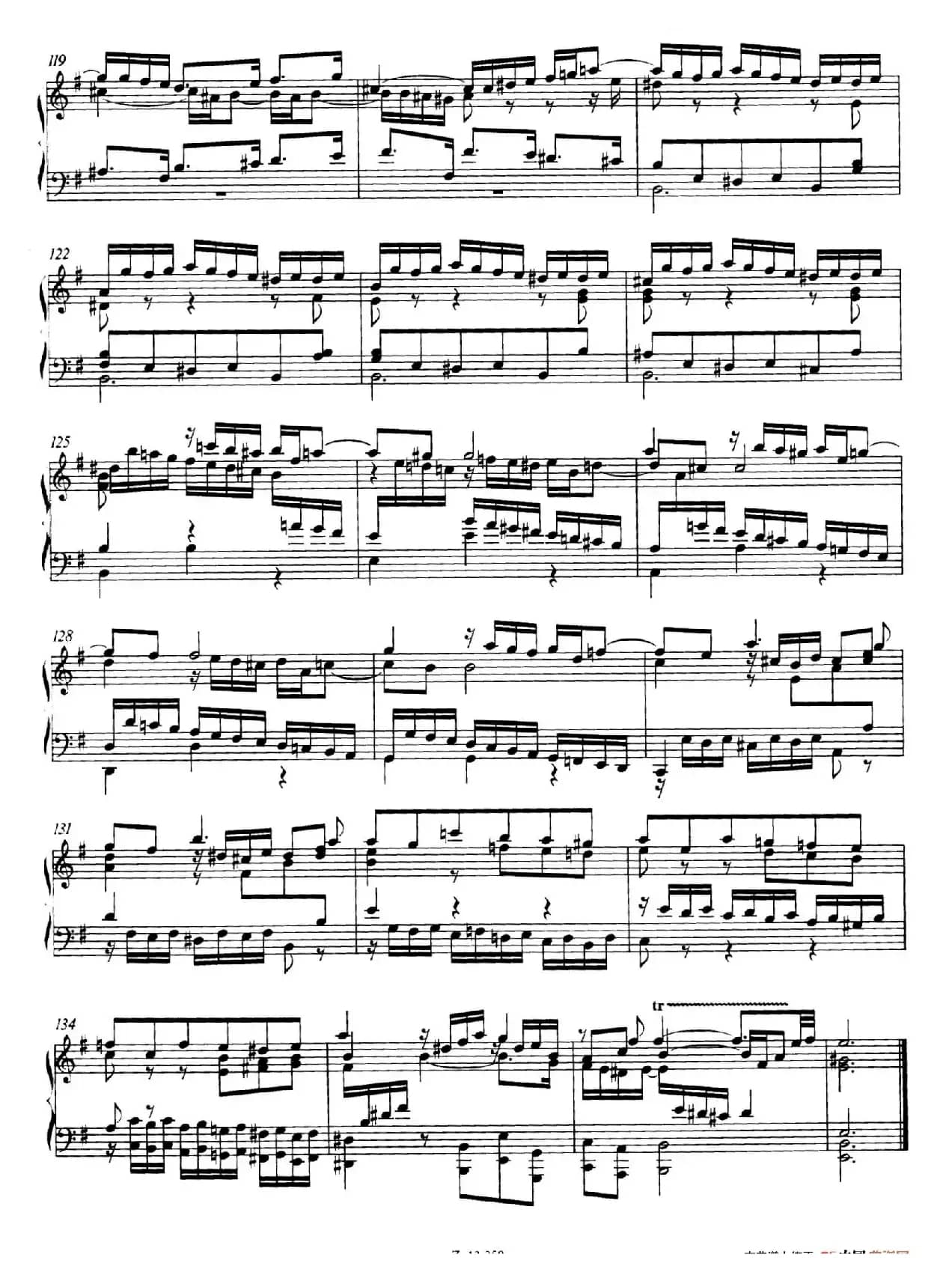 Prelude and Fugue in e Minor BWV 548（e小调前奏曲与赋格）