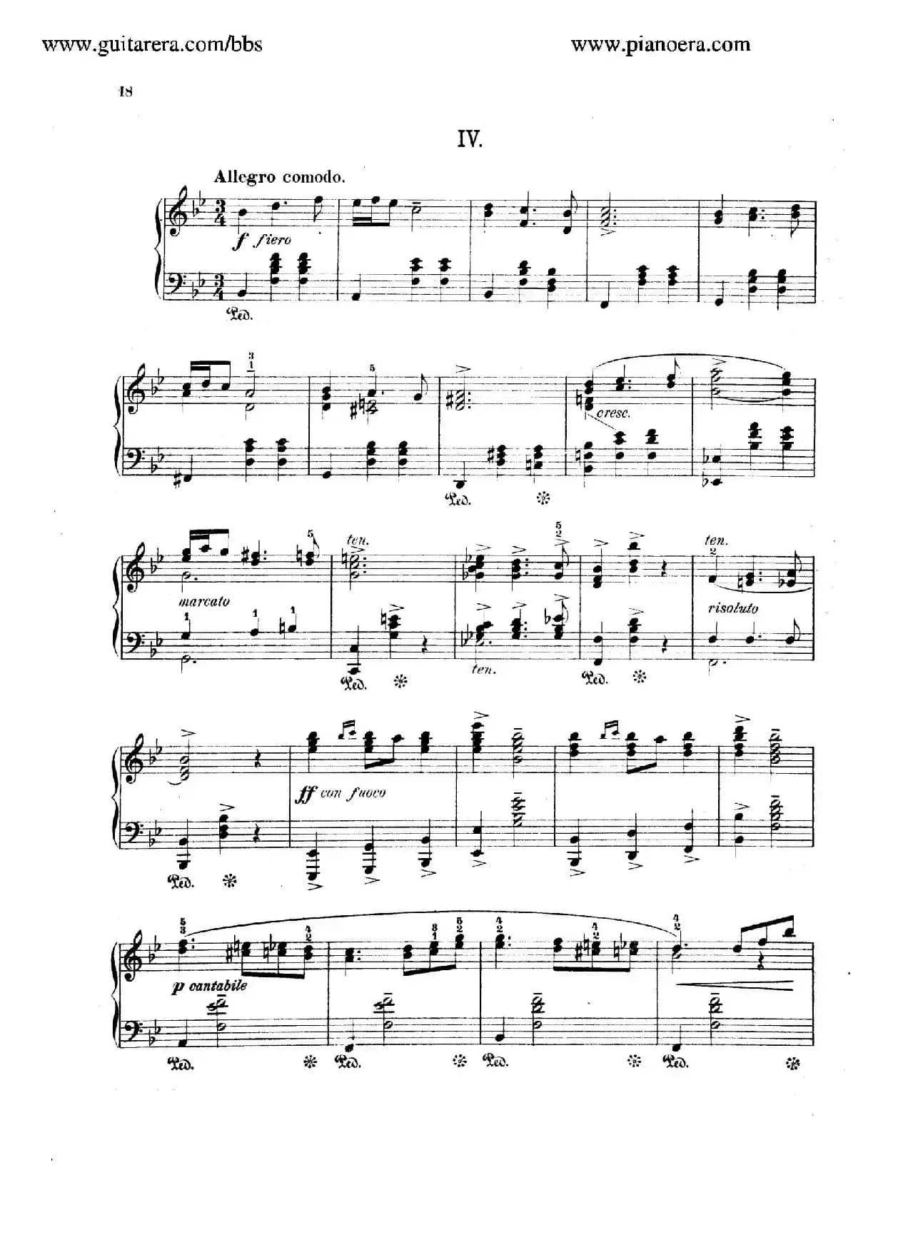 Spanish Dances Op.12(西班牙舞曲·钢琴独奏版)