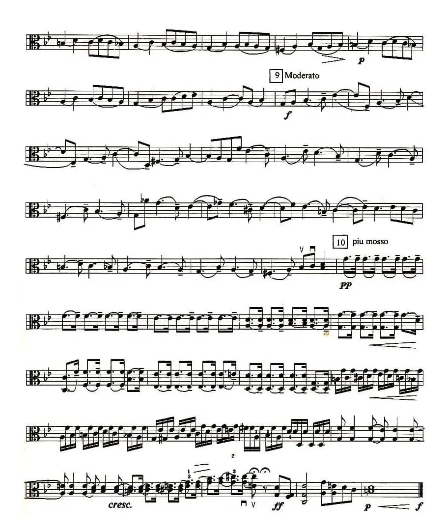 帕萨卡利亚（四重奏之中提琴）