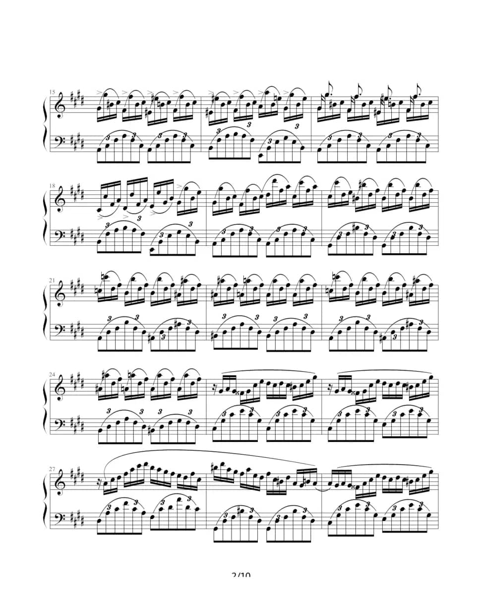 幻想即兴曲（滴漏制谱版）