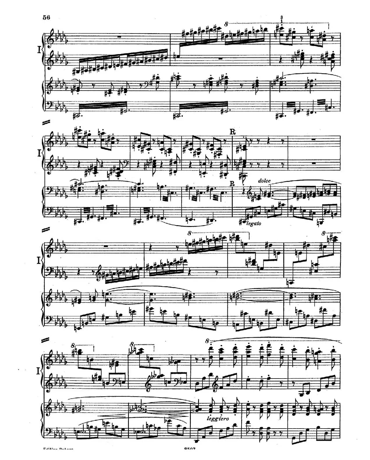 Piano Concerto in E Major Op.59(E大调钢琴协奏曲·双钢琴·第三乐章)
