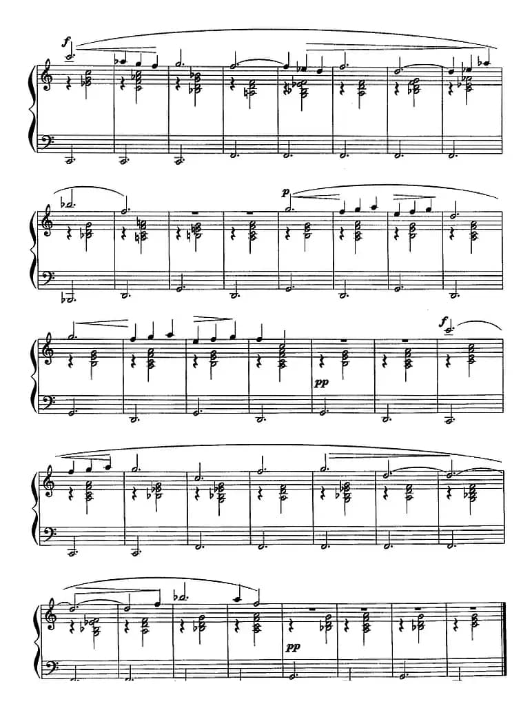 现代钢琴曲：11、裸体歌舞（一种希腊宗教舞蹈）