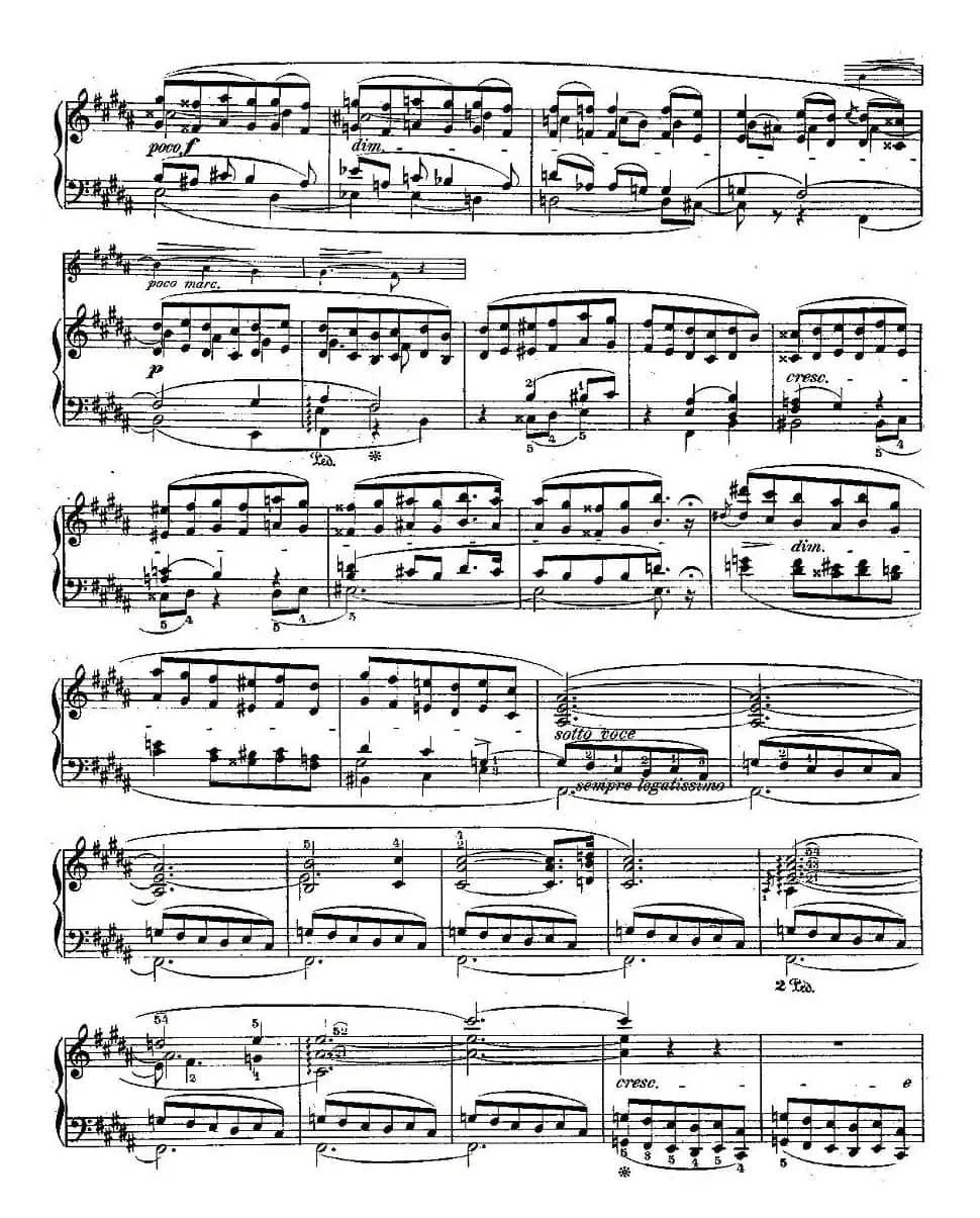 肖邦钢琴练习曲，Op.25之十