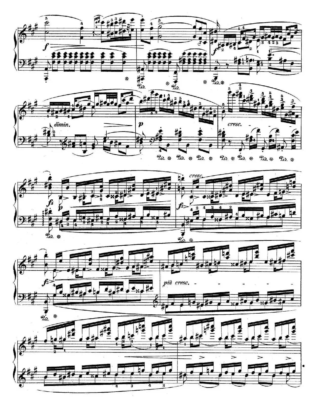 Allegro de Concerto Op.46（A大调音乐会快板）