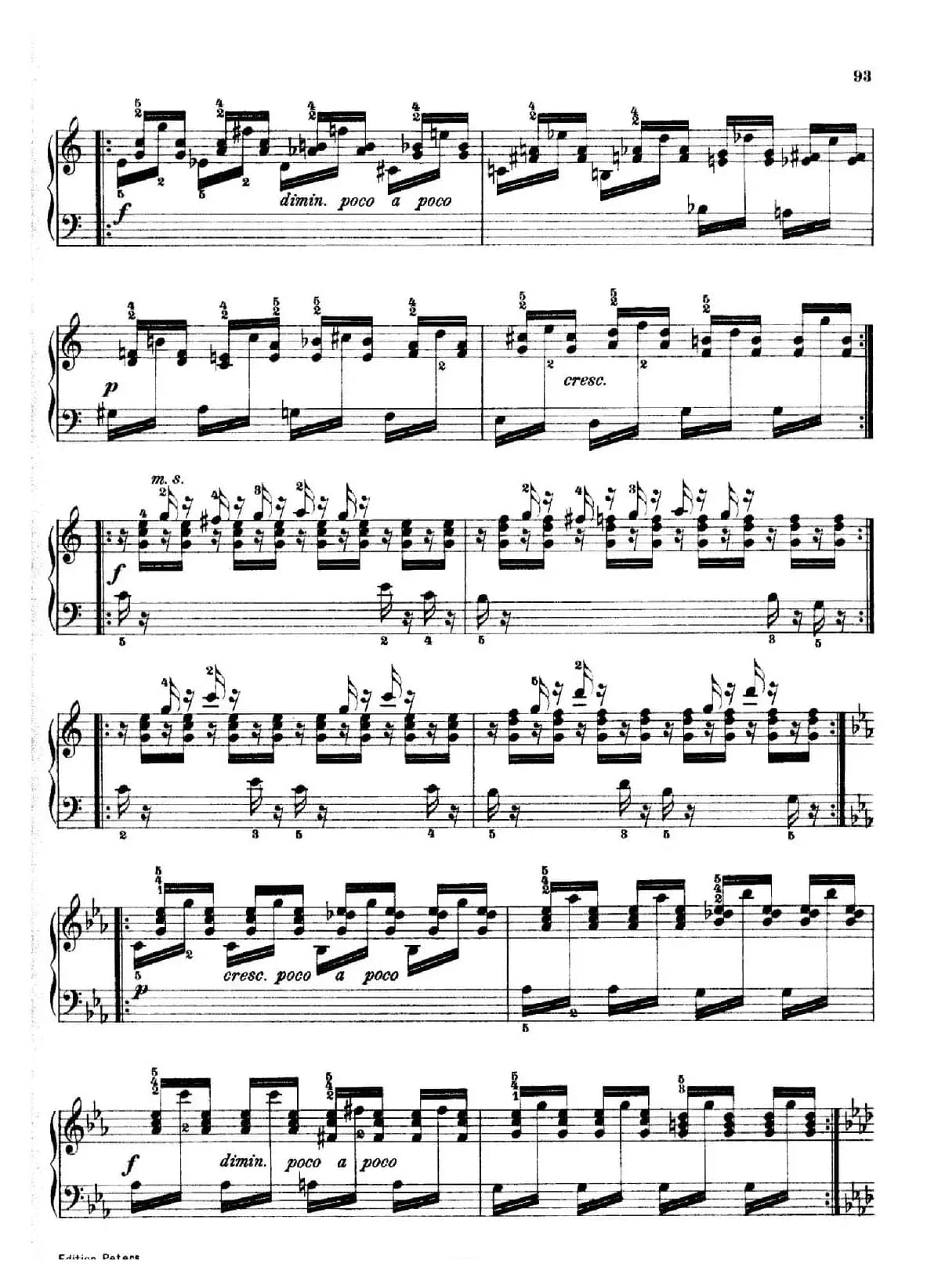 School of the Virtuoso Op.365(60首钢琴高级练习曲·40)