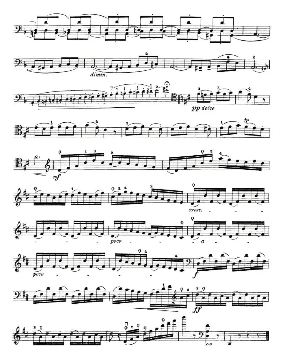 J. Haydn Concerto in D Major（海顿D大调大提琴协奏曲 [大提琴谱]）