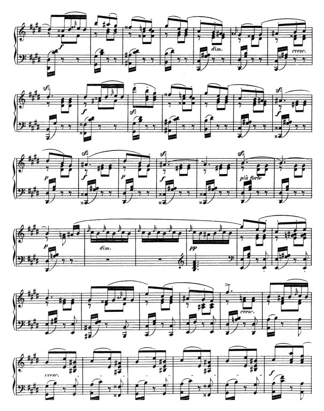 门德尔松无词歌Op.67（NO.6）