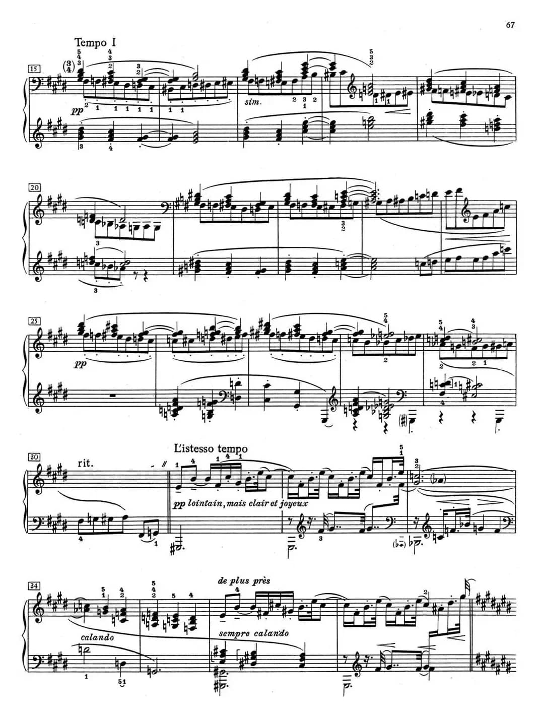 德彪西12首钢琴练习曲（10 对峙音响练习v1.0 sonorités opposées）