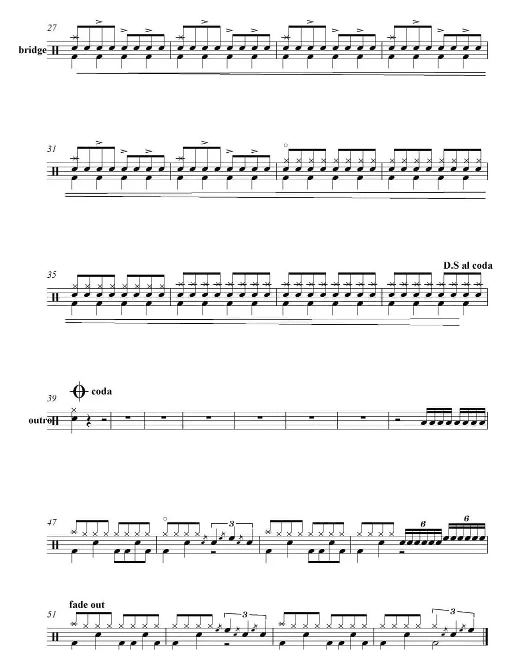 爵士鼓谱：Beatles - Day tripper