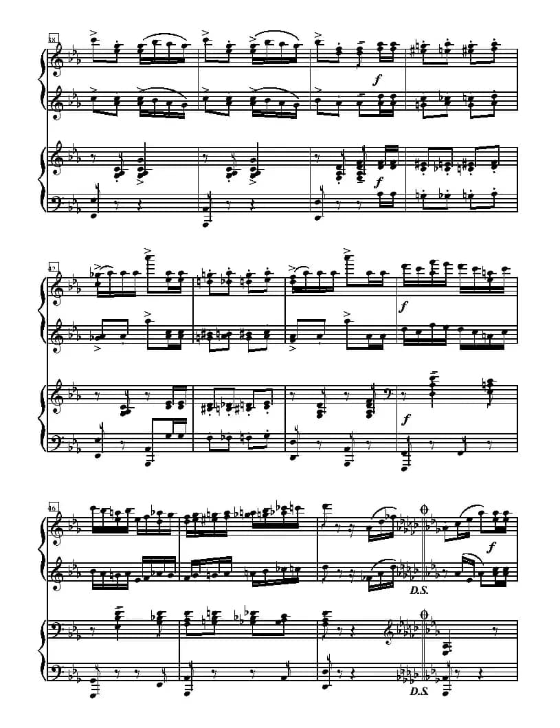 意大利波尔卡（双钢琴）