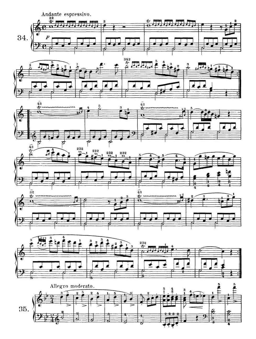 Czerny - 100 Progressive Studies Op.139（22—36）