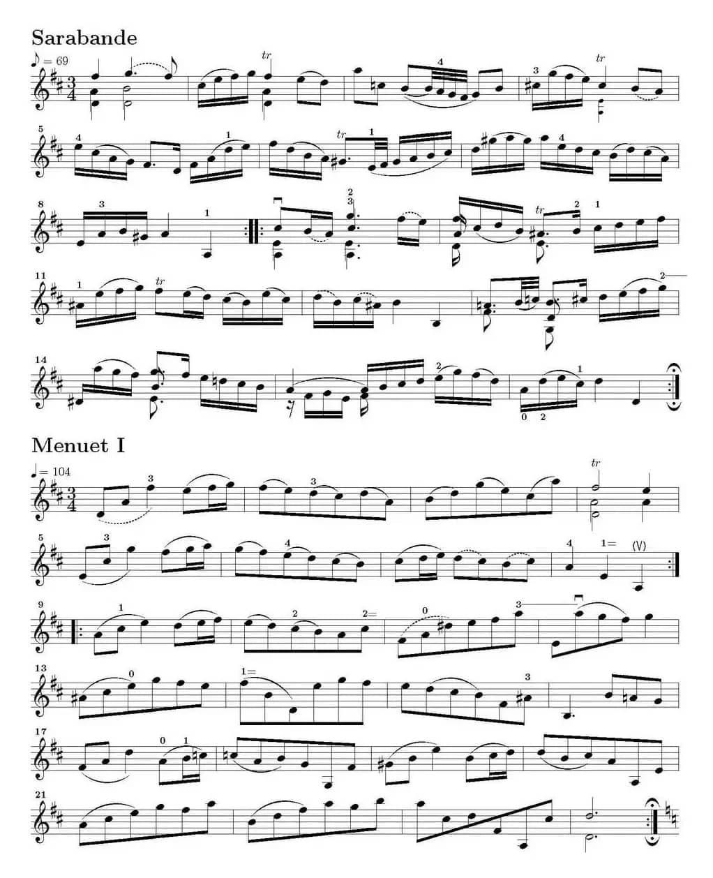 Six Suite Violincello Solo senza Basso(Suite I)(6首无伴奏大提琴组曲·Ⅰ)