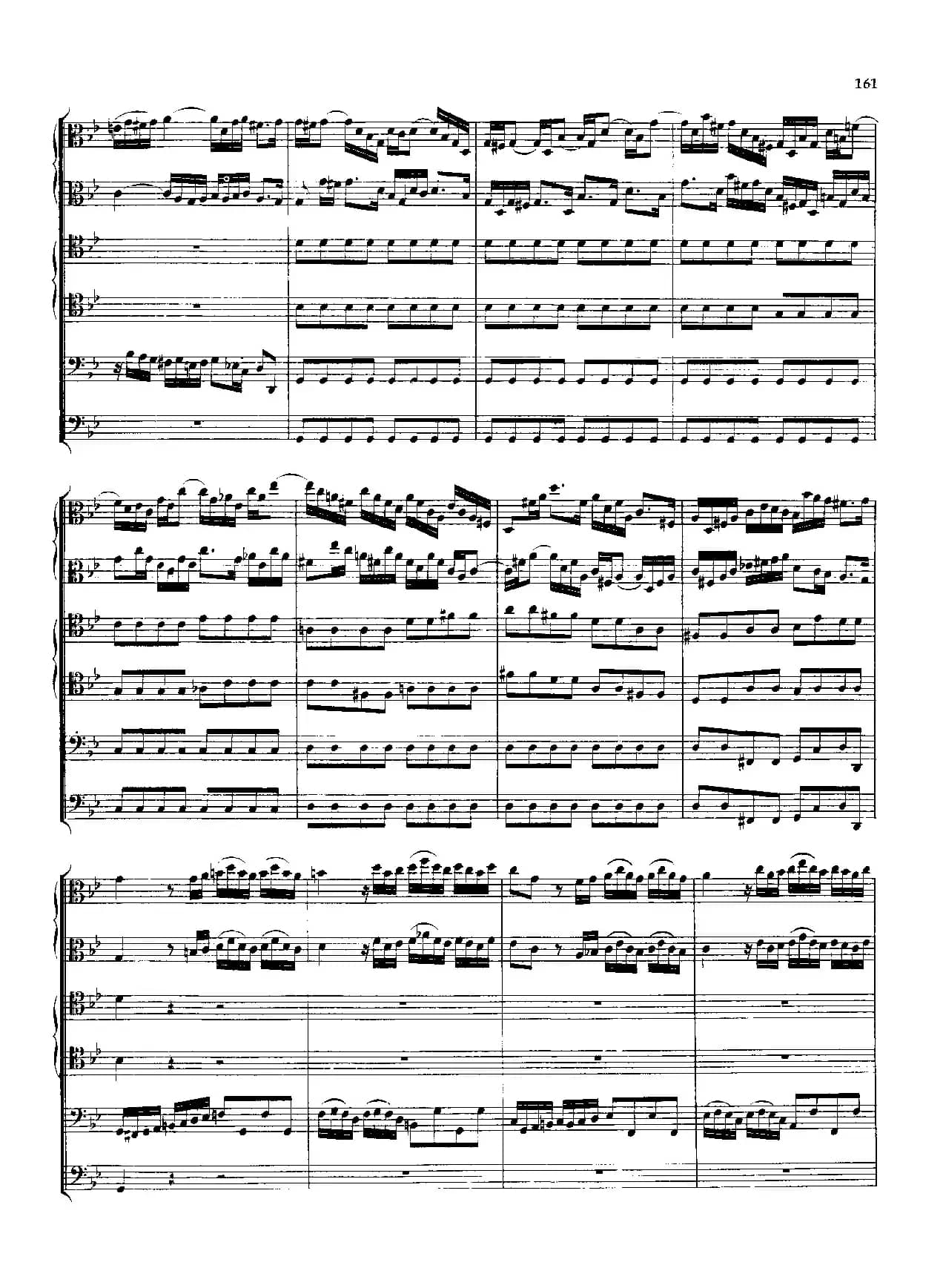 勃兰登堡第六协奏曲（弦乐合奏总谱）