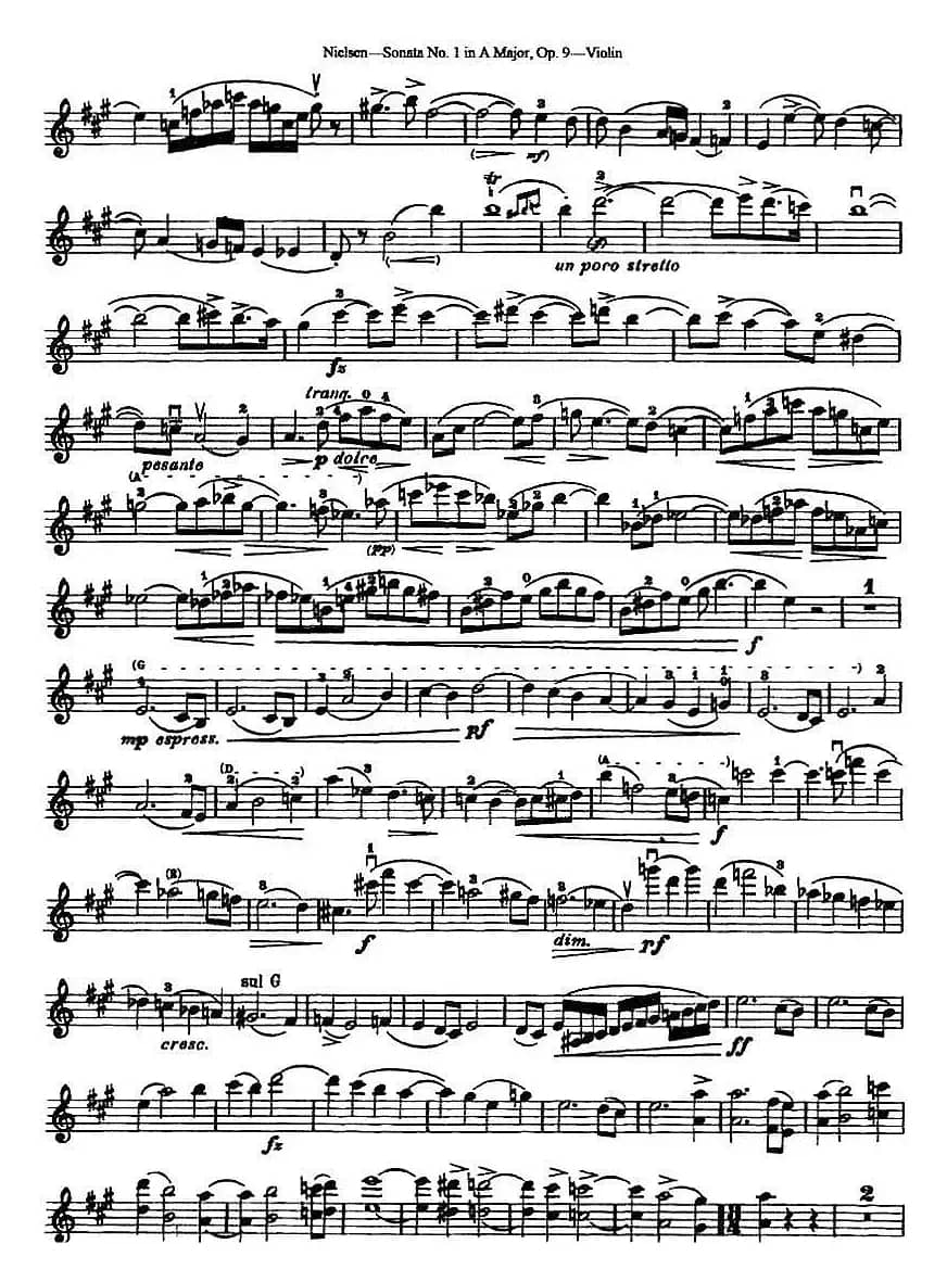 Sonata No.1 in A Major，Op.9（A大调第一奏鸣曲）