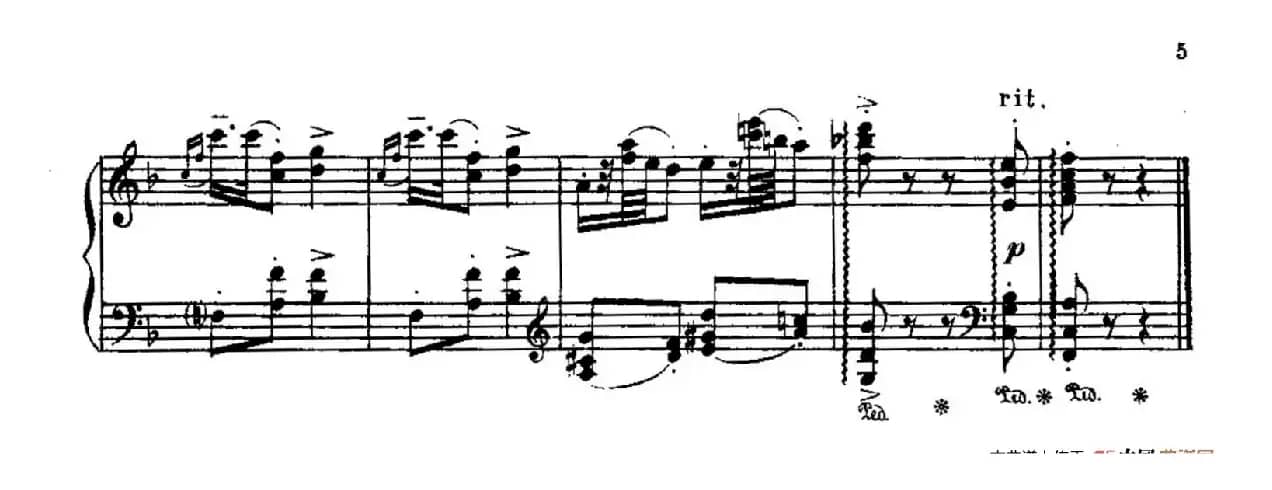 The Red Poppy Op.70(芭蕾舞剧《红罂粟》钢琴独奏版·1)