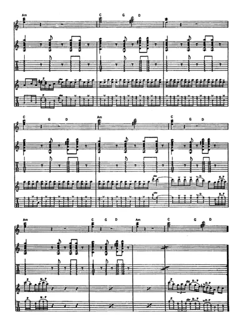 禁止人们叫喊（电吉他）