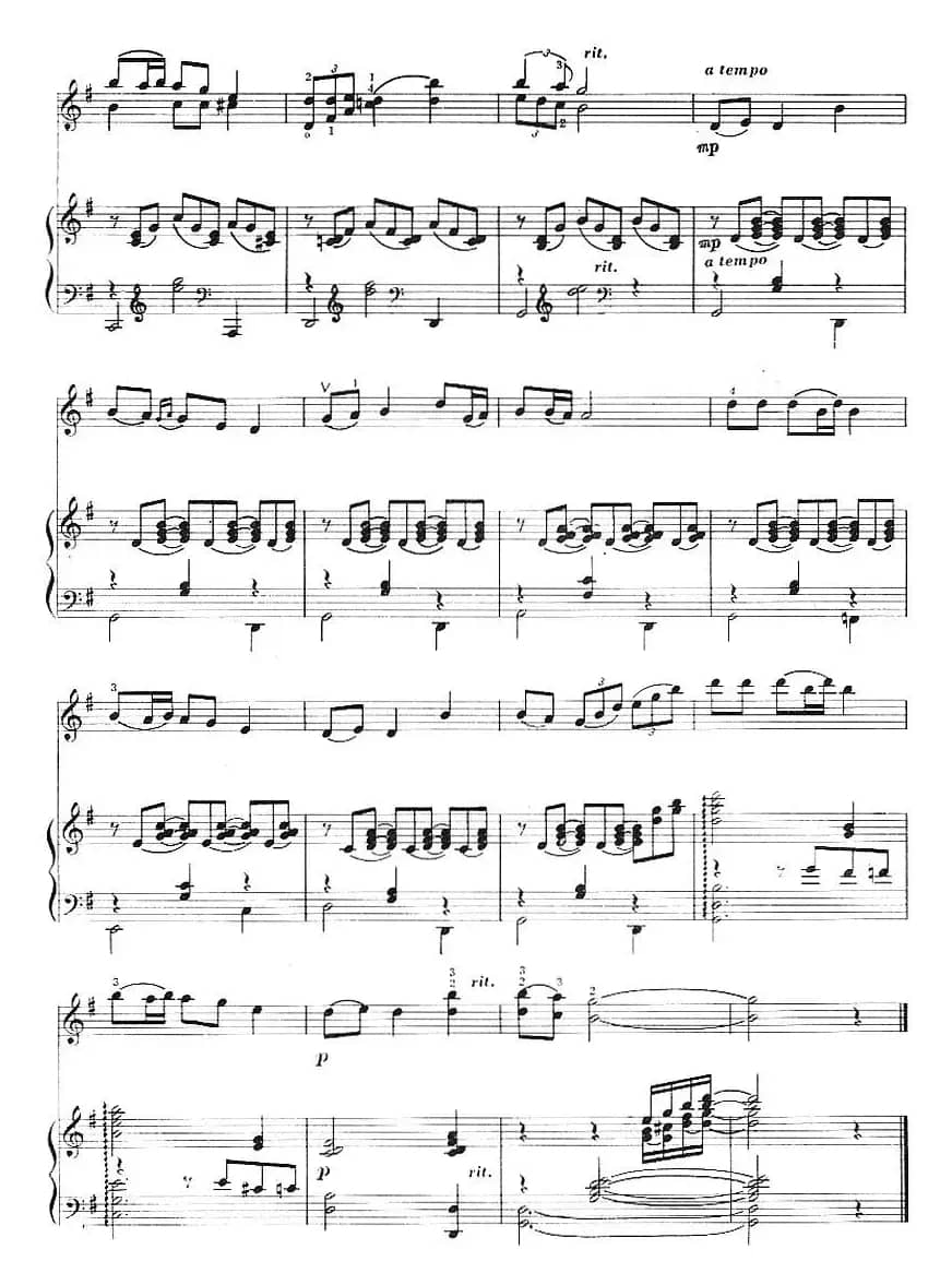 雨夜花（小提琴+钢琴伴奏）