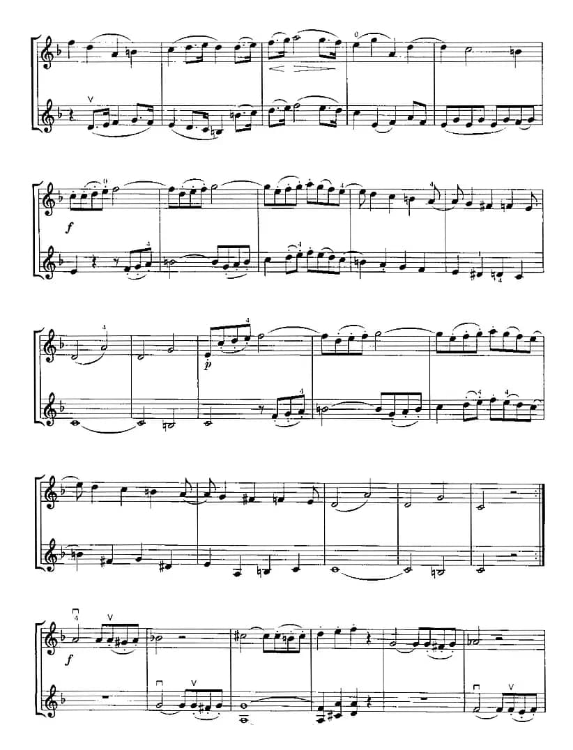 霍曼《小提琴基础教程》选曲：乡间的一天（二重奏）