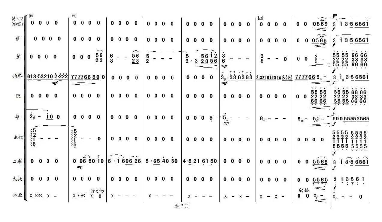大浪淘沙（器乐合奏）