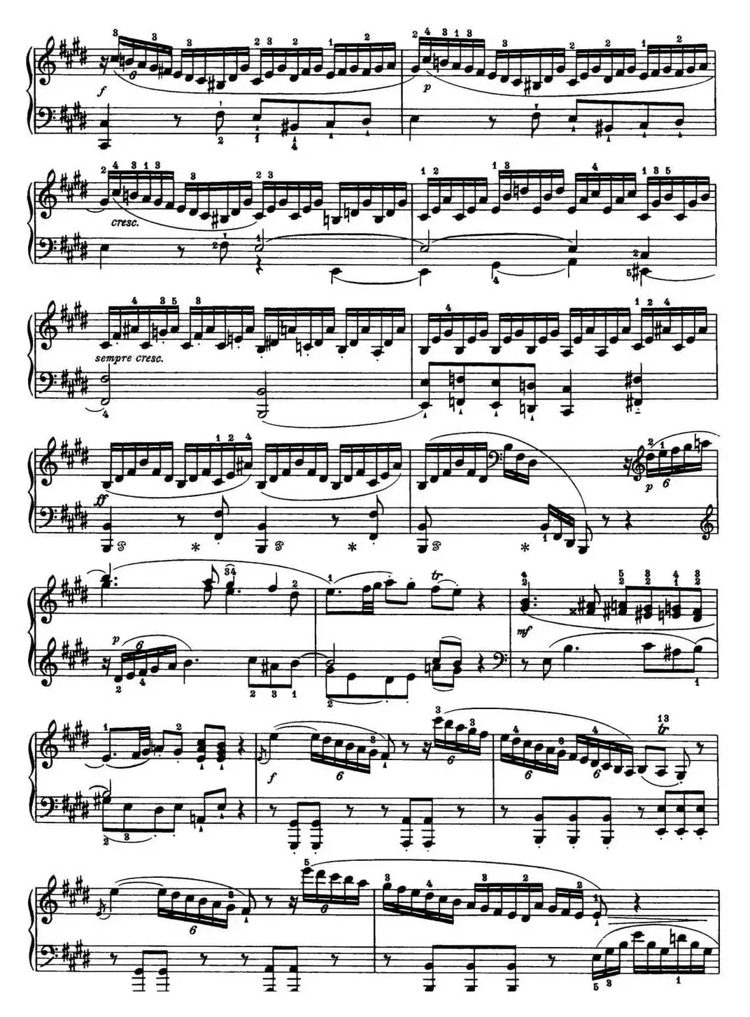 海顿 钢琴奏鸣曲 Hob XVI 31 in E major