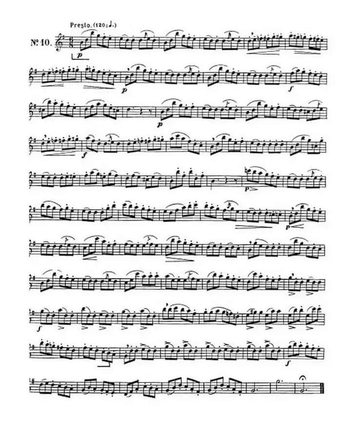 克劳斯古典萨克斯练习曲1-10