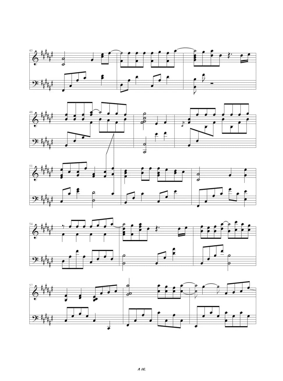 祝我生日快乐（05895464制谱版）