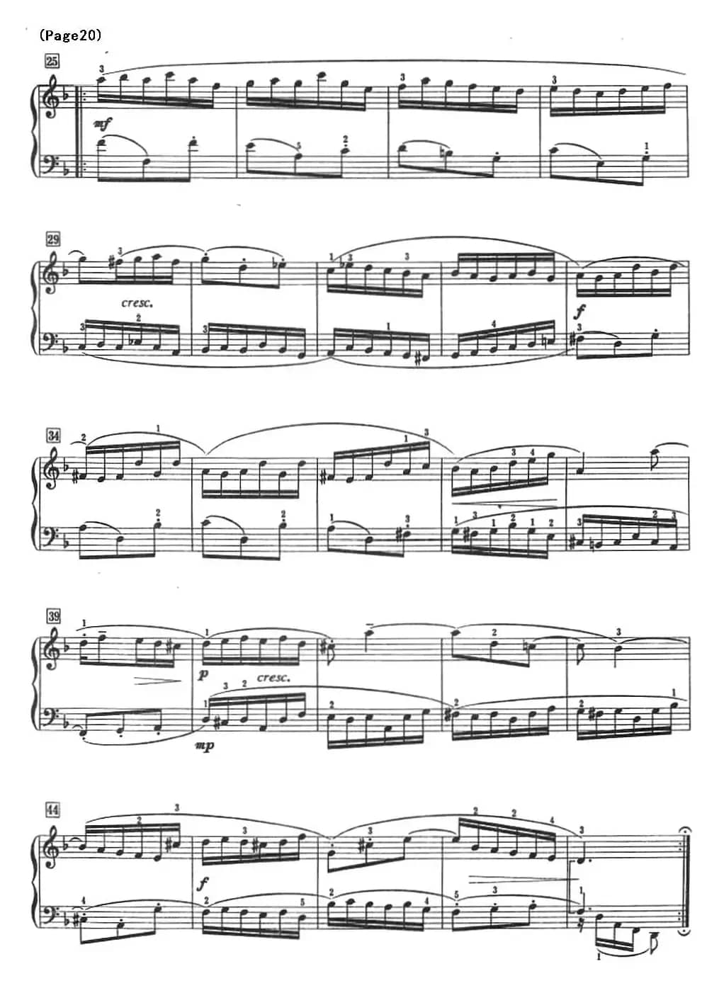 巴赫小前奏曲（NO.13-NO.16）