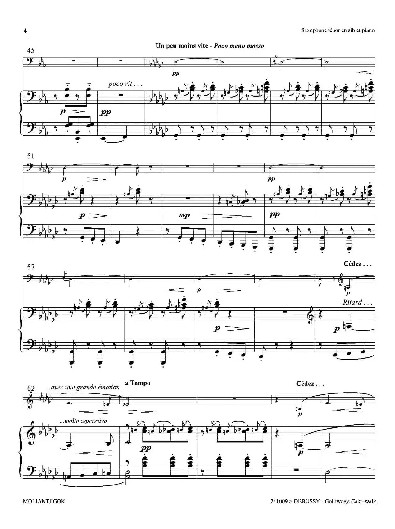 木偶步态舞（次中音萨克斯+钢琴伴奏）