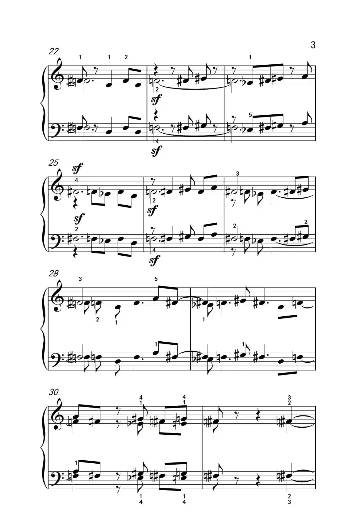 格斗（巴托克 小宇宙 钢琴教程 4）