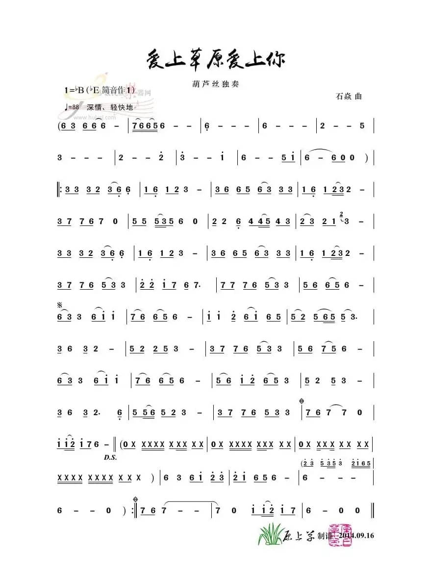 爱上草原爱上你