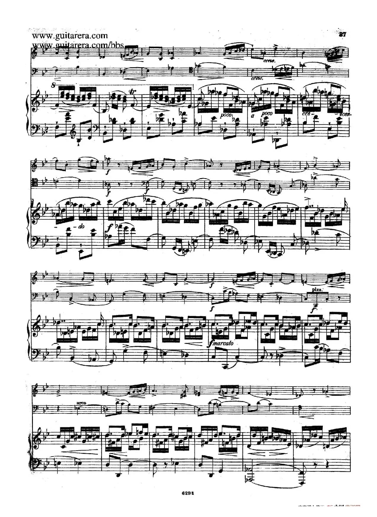 Piano Trio in g Minor Op.8（g小调钢琴三重奏）