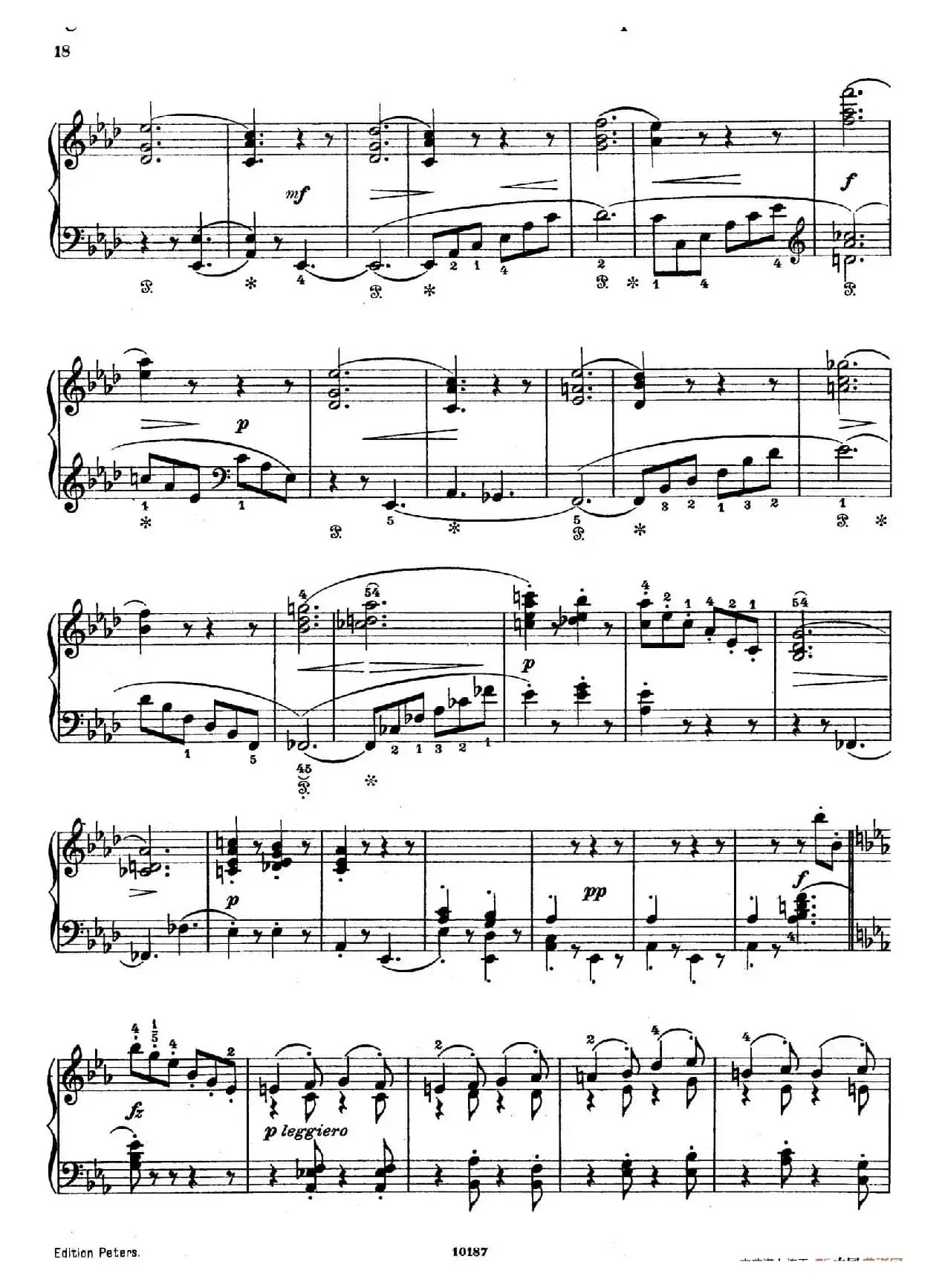 Akvareller Op.19（水彩画 6. 随想曲）