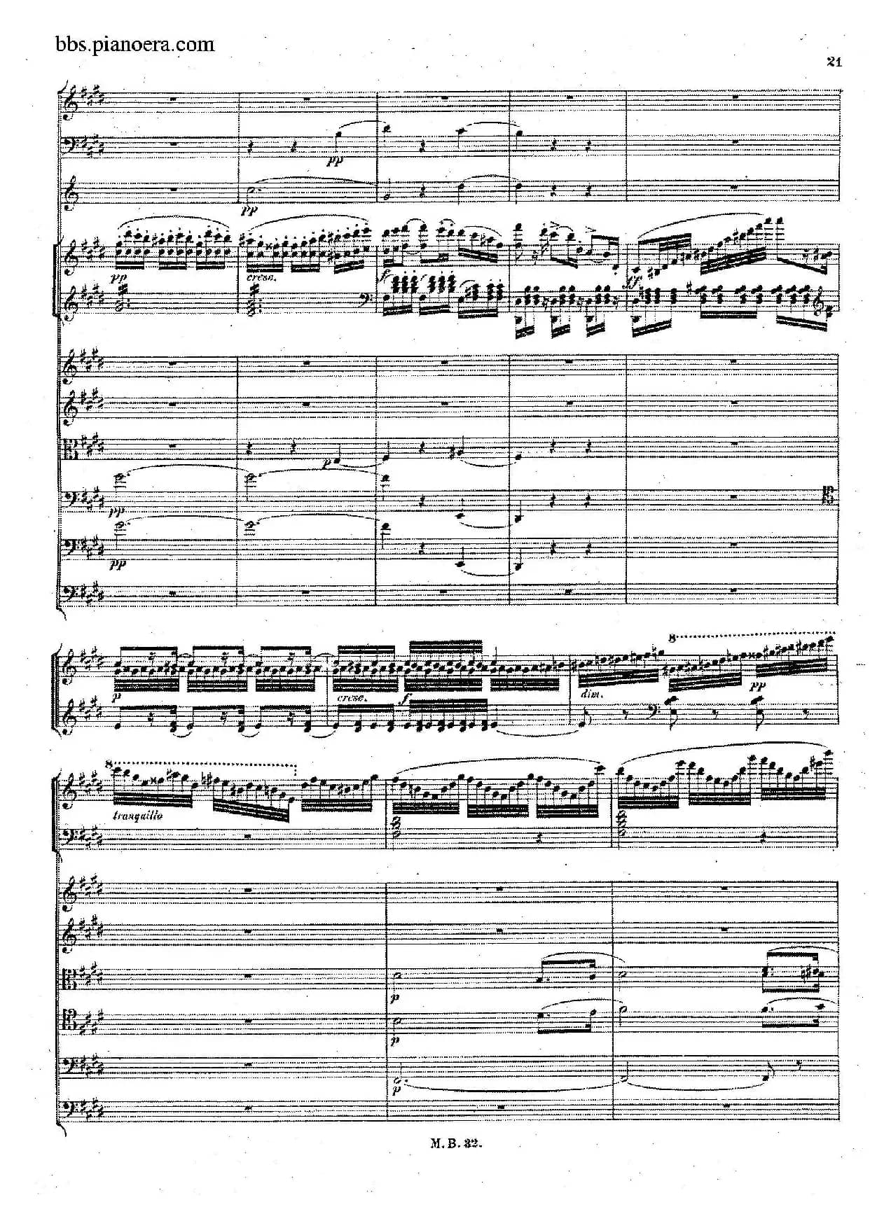 Piano Concerto No.1 in g Minor Op.25（g小调第一钢琴协奏曲·总谱）