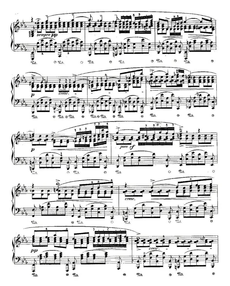 C小调夜曲Op.48－1（Deux  Nocturnes）